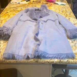 Faux fur coat